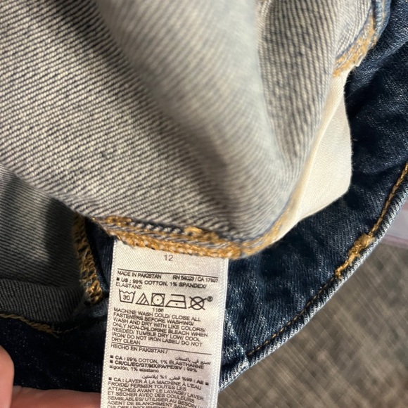 NWT Old Navy High Rise OG Straight Secret Smooth Pockets Utility Jeans Sz 12 - Picture 7 of 8